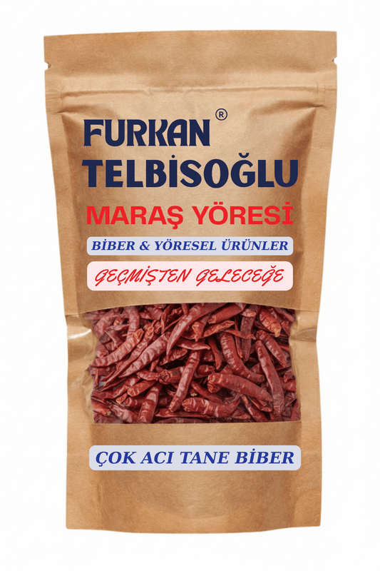 Çok Acı Tane Biber (Organik,Katkısız,Yöresel)