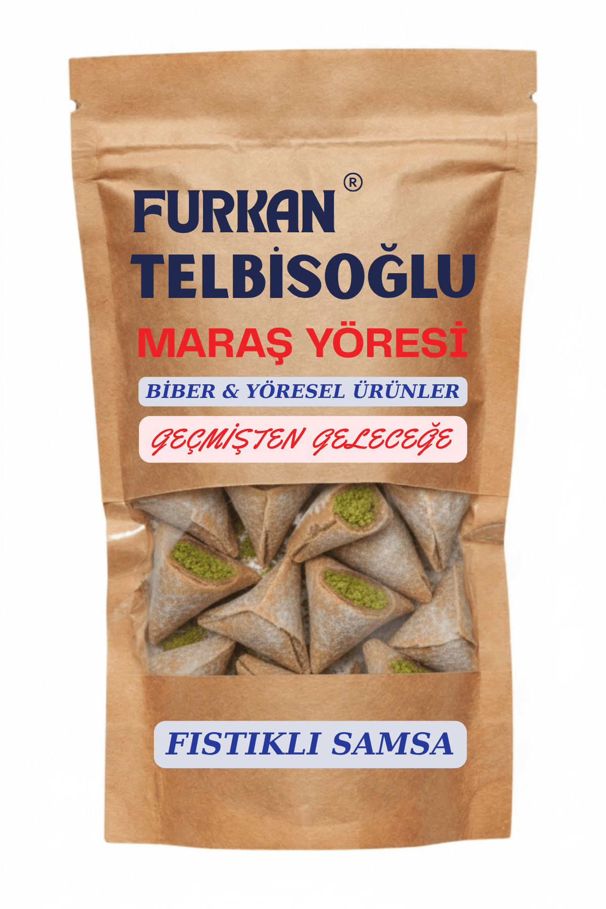 Fıstıklı Samsa Ev Yapımı (Organik,Yeni Mahsül,Katkısız)