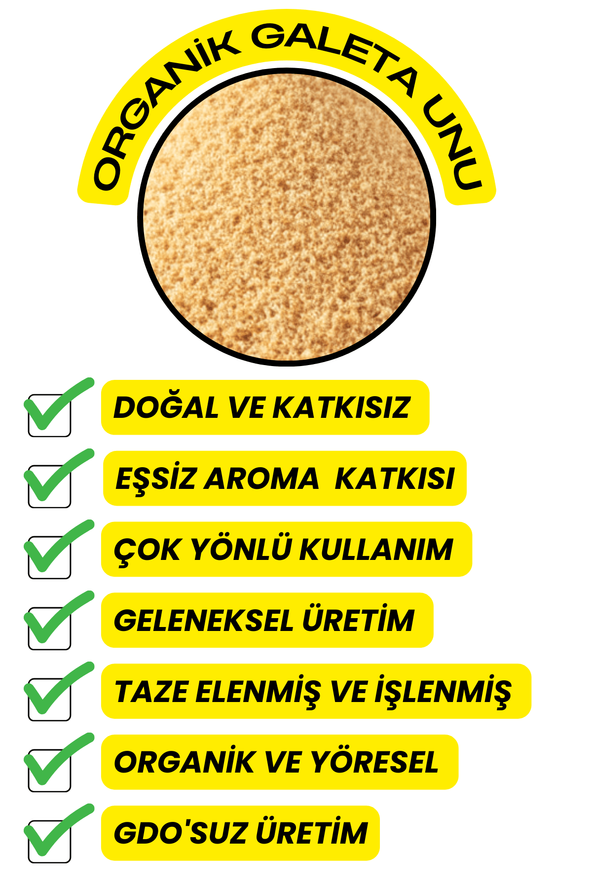 Galeta Unu (Organik ,Katkısız)