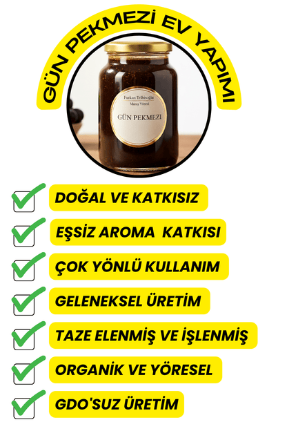 Gün Pekmezi Ev Yapımı (Organik,Yeni Mahsül,Katkısız)