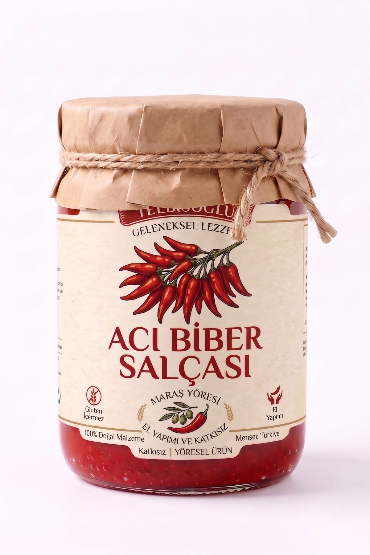Acı Biber Salçası (Doğal,Yeni,Katkısız) Maraş Yöresi