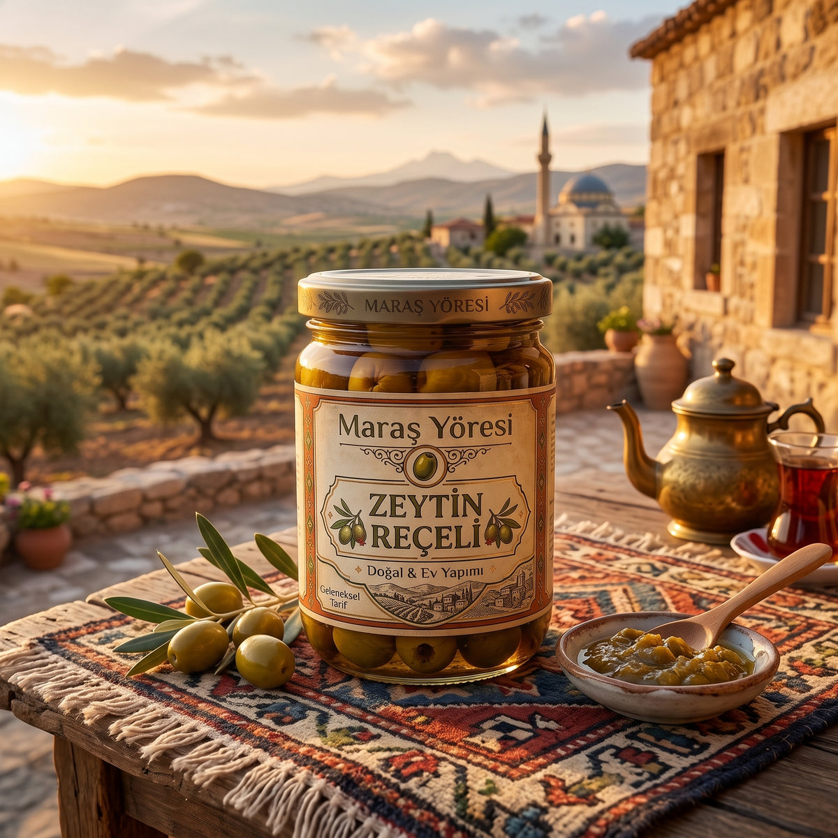 Zeytin Reçeli (Doğal,Yöresel)