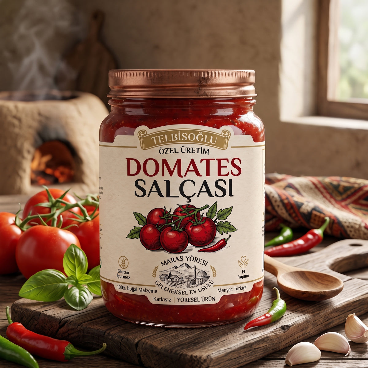 Domates Salçası (Doğal,Yeni,Katkısız) Maraş Yöresi