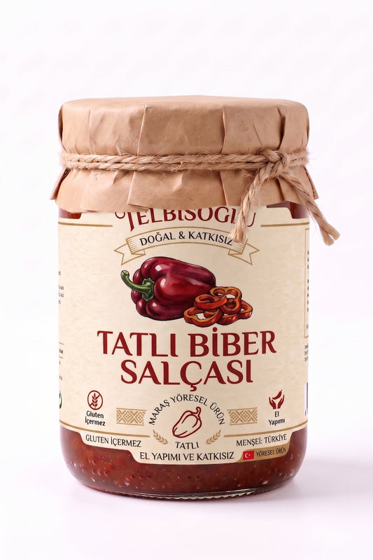 Tatlı Biber Salçası (Doğal,Yeni,Katkısız) Maraş Yöresi