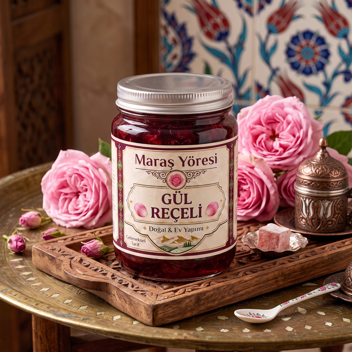 Gül Reçeli (Doğal,Yöresel)