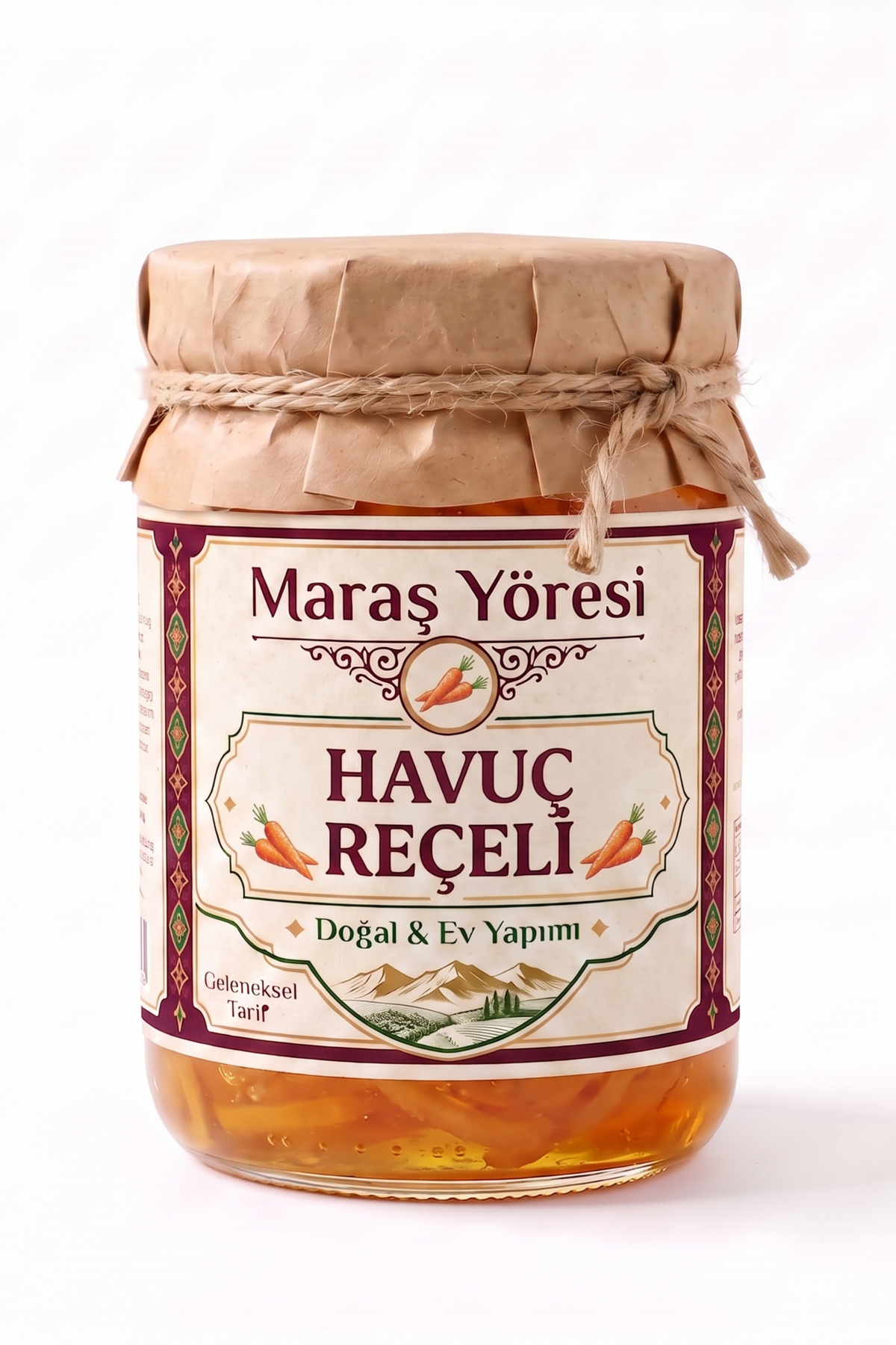 Havuç Reçeli (Doğal,Yöresel)