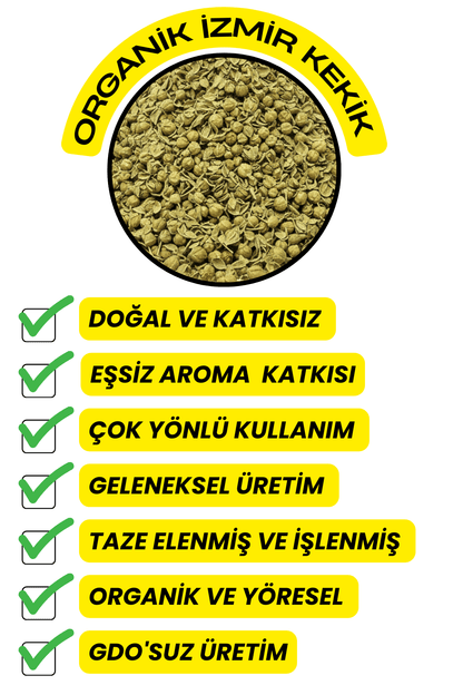 Organik İzmir Kekik (Elenmiş,Yeni Mahsül,Yöresel)