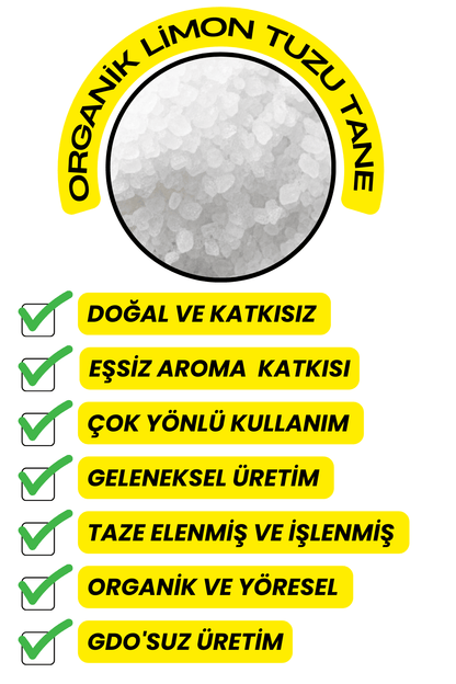 Limon Tuzu Tane (Yüksek Kalibre,İri Taneli)