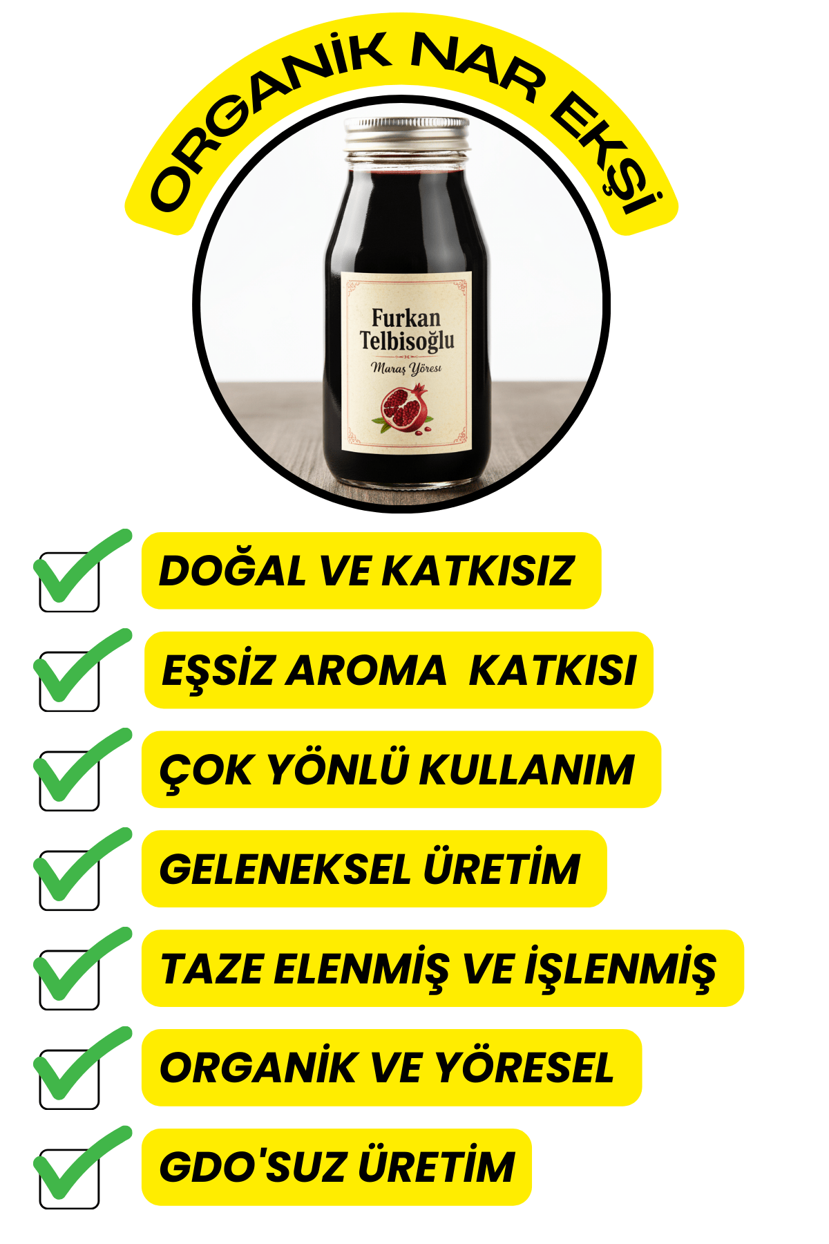 Ev Yapımı Nar Ekşi (Organik,Yeni Mahsül,Yöresel)