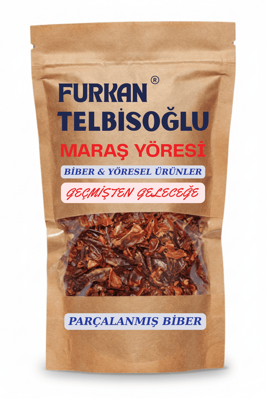 Parçalanmış Tane Biber (Organik ,Katkısız ,Yöresel)