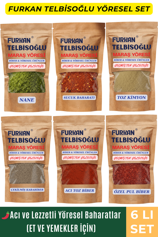 🌶️Acı ve Lezzetli Yöresel Baharatlar (Et ve Yemekler İçin)