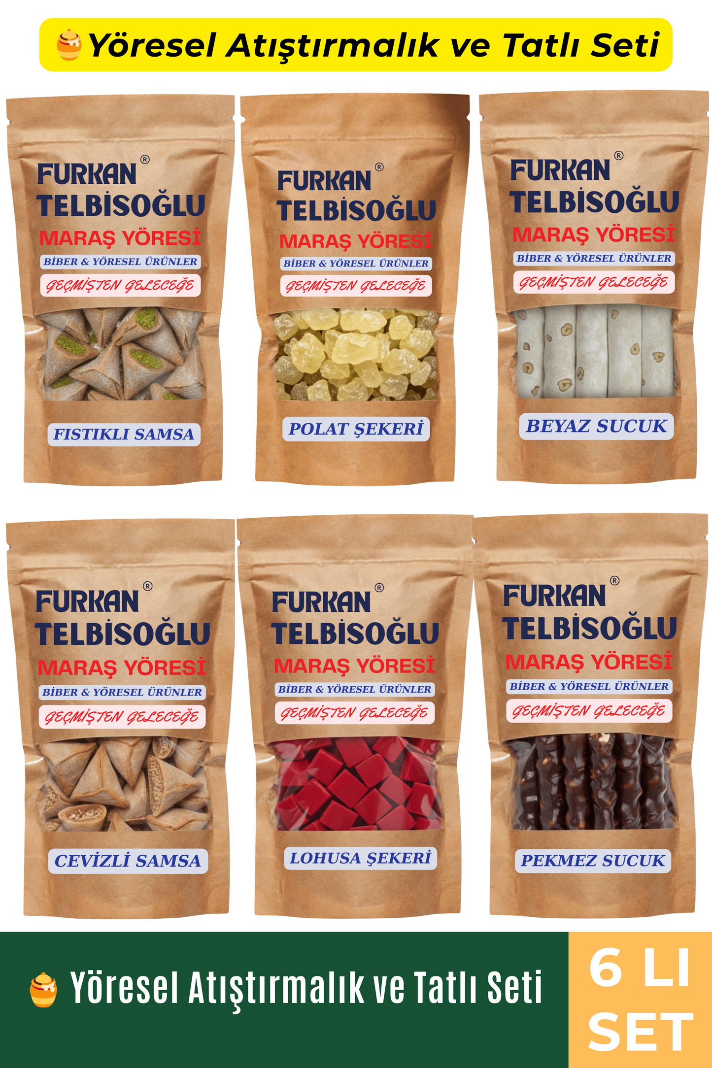 🍯 Yöresel Atıştırmalık ve Tatlı Seti