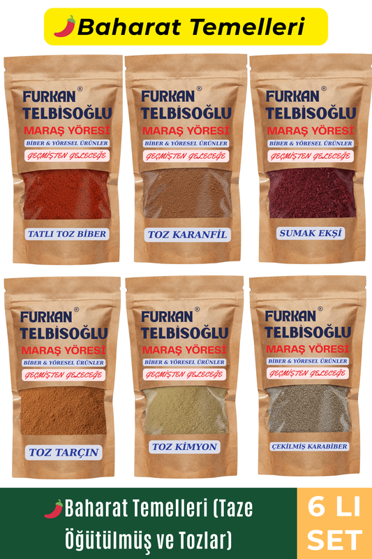 🌶️Baharat Temelleri (Taze Öğütülmüş ve Tozlar)