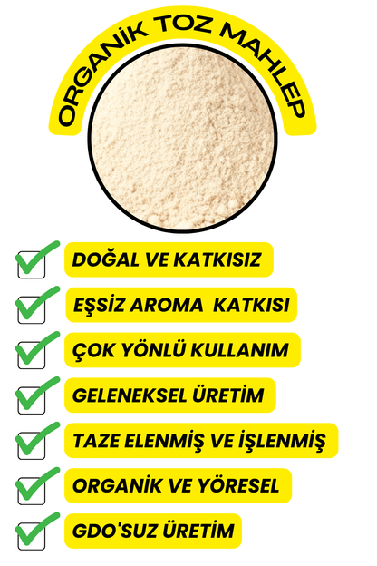 Mahlep Toz (Taze Öğütülmüş,Organik,Yöresel)