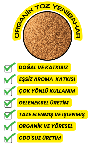 Yenibahar Toz (Taze Öğütülmüş,Katkısız,Organik)