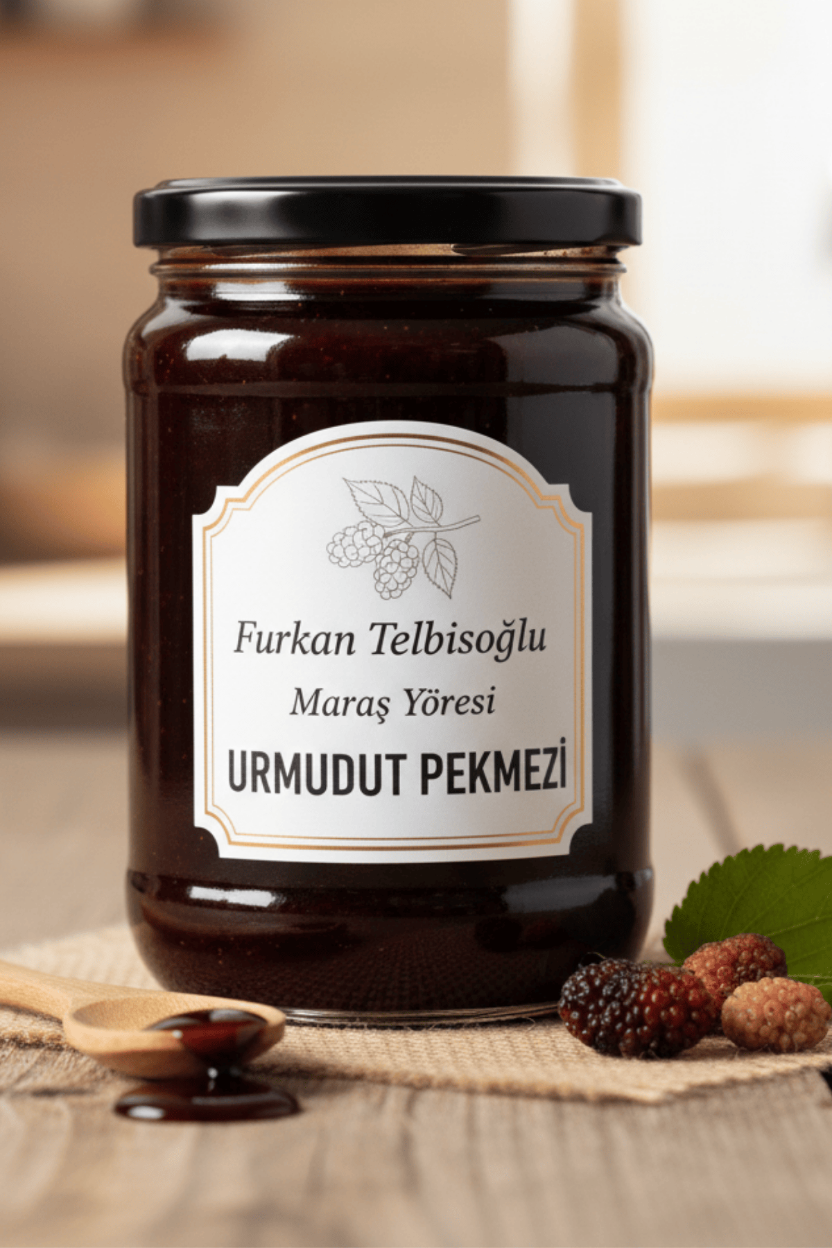 Urmudut Pekmezi Ev Yapımı (Organik,Yeni Mahsül,Katkısız)