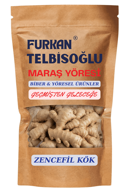 Zencefil Kök (Doğal Kurutulmuş,Elenmiş,Katkısız)