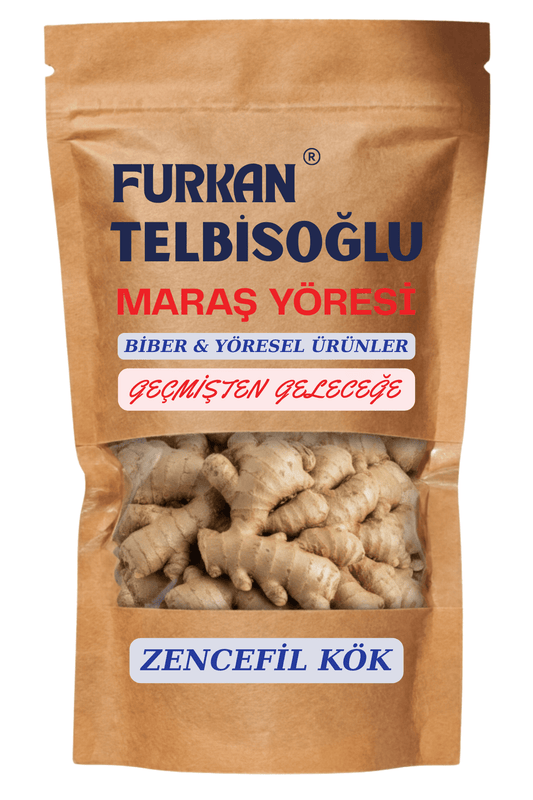 Zencefil Kök (Doğal Kurutulmuş,Elenmiş,Katkısız)