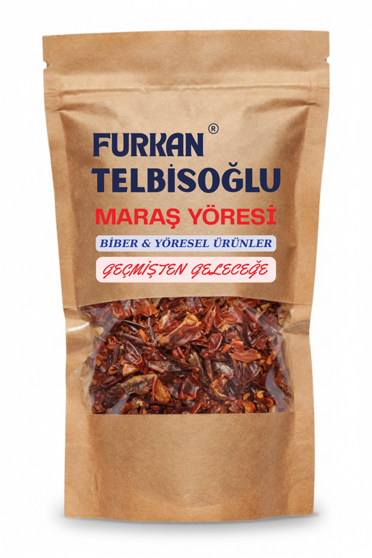 Parçalanmış Tane Biber (Doğal,Yeni,Yöresel) Maraş Yöresi